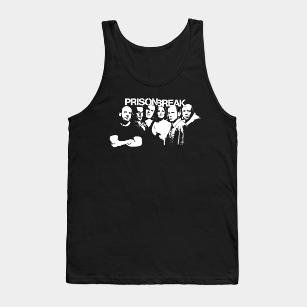 Prison Break Cast Tank Top by fsketchr